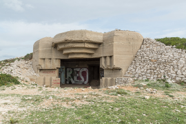 Casemate allemande de la batterie de Caveaux